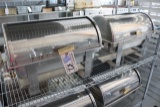 Times 2 - Stainless roll-top chaffing units