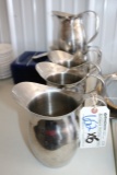 Times 6 - Stainless water pitchers