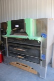 Bakers Pride FC616 Forno Classic & Y600 stacked gas slate deck pizza ovens