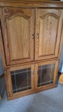 Oak TV stand 38