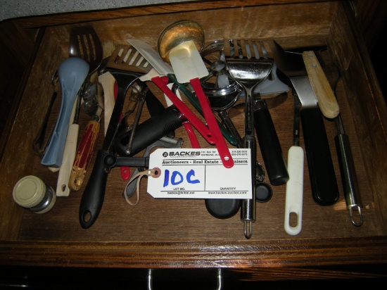 All to go Kitchen (contents of drawers)  Utensils