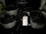 All to go Phillipe Richard Pan Cookware set and West Bend Kettle