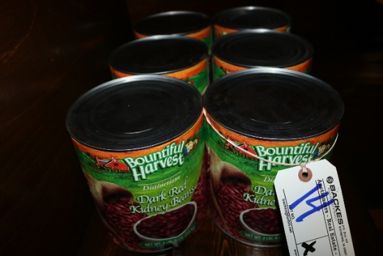 Times 6 - Bountiful Harvest dark red kidney beans