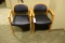 Times 2 - blue padded waiting room chairs