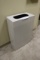 United heavy duty metal trash bin with insert