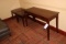 Set of 3 - cherry finish tables - 2) 24