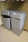 Times 2 - Flip lid trash receptacles