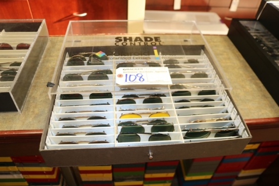 Shade control fitting kits with polarized lenses