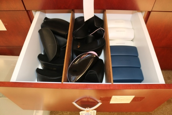 Drawer to go - Bebe, Cole Haan, & Calvin Klein hard glasses cases