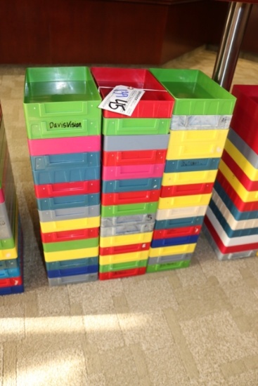 All to go - 45 plastic misc. colored repair trays