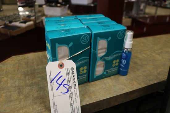 All to go - Lens cleaning towelettes & sprays