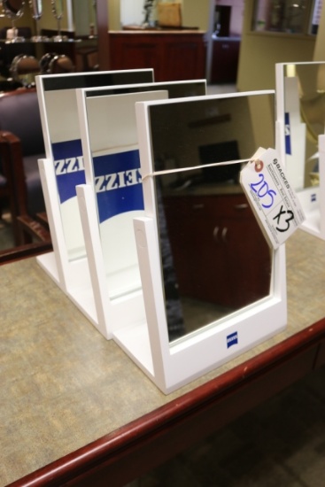 Times 3 - Zeiss counter top mirrors