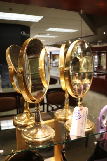 Times 4 - Gold counter top mirrors