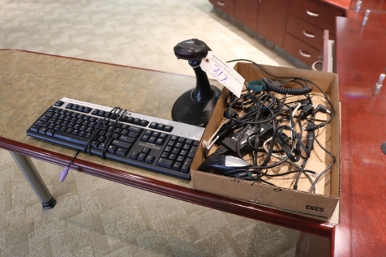 Metrologic scanner with keyboards