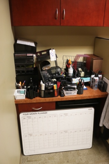 Large lot to go - Office related - Staplers, in/out files, organizers, & mo