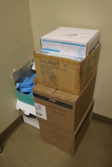 All to go - 6 boxes of booties and gowns