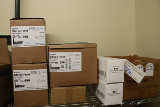 Shelf to go - sterile fields - irrigation solution and more
