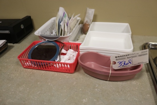 All to go - plastic or poly containers and related