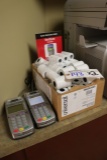 Times 2 - VeriFone CVX520 credit card machines with paper rolls