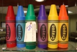All to go - 6 large crayons