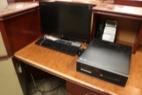 Times 4 - HP desktop computer with monitors - no hard drives