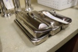 All to go - 4 stainless surgical stainless holders with lids