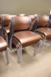 Times 12 - Steelcase 490410U copper padded conference chairs