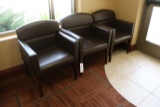 Times 3 - National brown leather chairs