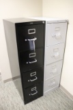 Times 2 - Hon 4 drawer metal file cabinets