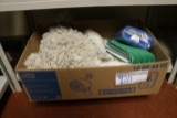 Shelf to go - box of brushes and mops