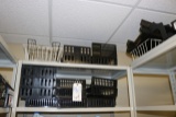 All to go - 3 shelves of in/out files - baskets and related items