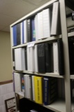 All to go - 3 shelves of binders