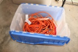 All to go - Tote of electrical cords