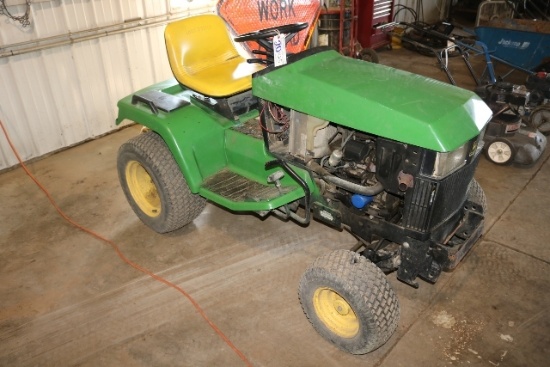 John Deere 425 tractor - tractor only - no mower deck, 3,243 hours, s/n MOO