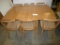 Drop leaf Table with Six Chairs