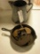 All to go - Primitive Cast Iron Pan, Kettle and Utensils