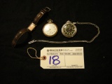 All to go - Westclox Pocket Watch and Fob, Elgin Watch