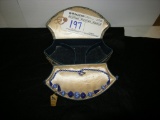 Costume Jewelry box with Contents, BlueBird Pearls