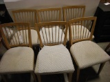 Set of 6 Wood Chairs