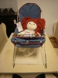 Raggedy Ann Doll and bouncy chair