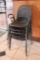 Times 5 - black metal patio chairs