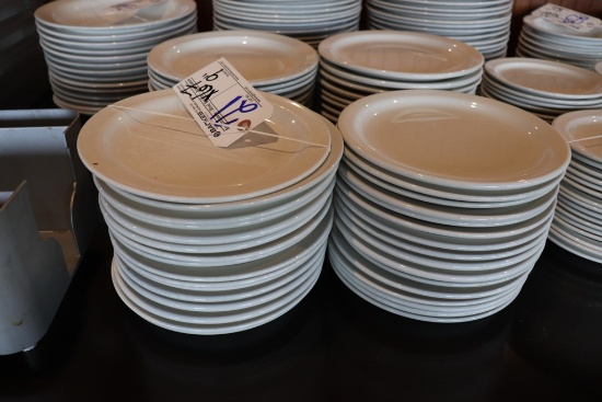 Times 67 - 9" white plates