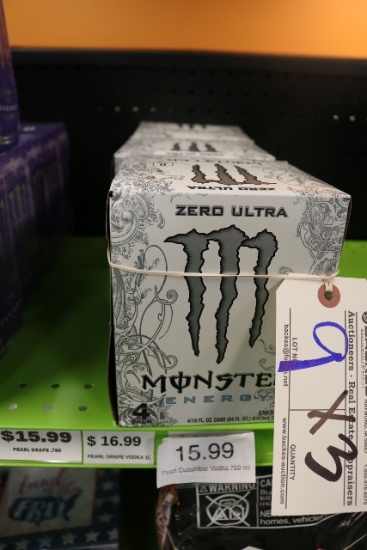 Times 3 - Boxes of Monster energy drink