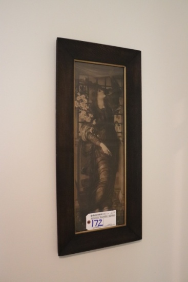 15" x 32" framed wall print