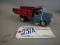 8' Metal dump truck - made in Japan