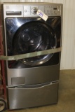 Kenmore Elite front load washing machine w/ base