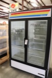 True GDM-49F glass 2 door freezer