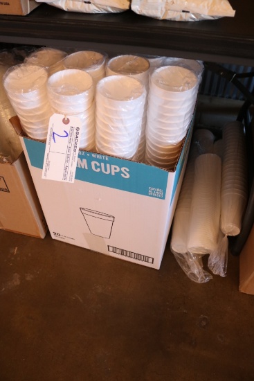Case of 16 oz foam cups