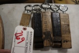 All to go - 5 wood stave bottle openers