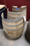 All to go - 3) 1/2 barrel displays in as is condition